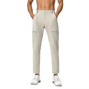 Pantalons de survêtement pour hommes en spandex personnalisés, jambes droites, jogging pour hommes, séchage rapide, légers, pantalons de survêtement pour hommes - Product Image 2