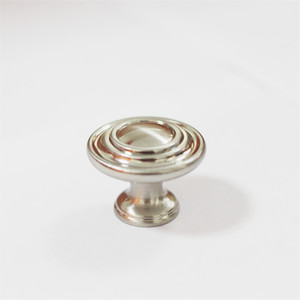 Zinc Alloy Round Cabinet <b>Knob</b> 32x25 Minimalist Design Durable Furniture Hardware Pull Handle - Product Image 1