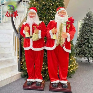 Costume da <span class=keywords><strong>Babbo</strong></span> <span class=keywords><strong>Natale</strong></span> Personalizzato per Adulti, Mascotte di <span class=keywords><strong>Babbo</strong></span> <span class=keywords><strong>Natale</strong></span> per Feste - Product Image 6
