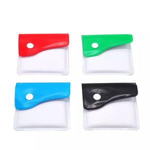 JUJI Wholesale Custom LOGO 8*8cm Mini Portable <strong>Pocket</strong> PVC Cigar <strong>Ashtrays</strong> Smell Proof Disposable Ash Tray - Product Image 4