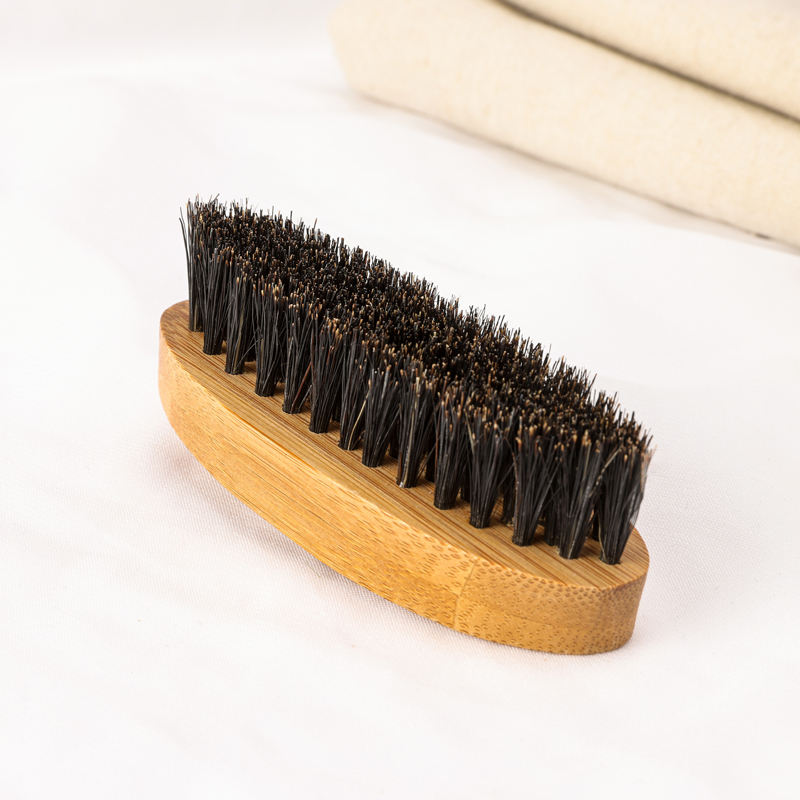 #045 แปรงขนไม้ไผ่ผสมขนหมูป่า