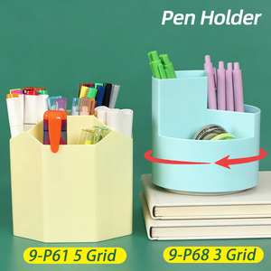 SUNSHING Acrylic Pen Holder Organizer <b>Large</b> Capacity Desktop Organizer with Drawer for Pens, Pencils, Markers, and Art Supplies - Product Image 4