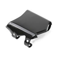 Kit de plaque d'immatriculation avant pour moto tout-terrain ShieldX Black Light Bee X, en plastique brillant, compatible Surron