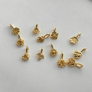 ชุดจี้<span class=keywords><strong>ดอก</strong></span>ไม้ประจำเดือนเกิด 7 มม. 12 แบบ ชุบทอง 18K PVD บนสแตนเลสสตีล กันน้ำ ไม่หมอง สำหรับทำเครื่องประดับ - Product Image 5