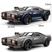 Радиоуправляемая дрифт-машина AiJH 35 км/ч 4WD Muscle Car с LED-подсветкой, масштаб 1:16, на пульте управления, OEM/ODM, индивидуальный дизайн