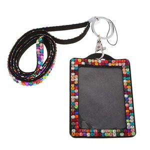 32 "Tất cả xung quanh Bling thạch Dây đeo cổ dây buộc cho ID huy hiệu phím chủ dễ thương Quà Tặng pha lê dây buộc - Product Image 4