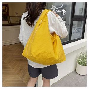 Công Suất Lớn <span class=keywords><strong>Hobo</strong></span> Tote Vai Túi Với Xử Lý Có Thể Gập Lại Dây Kéo Đóng Cửa Phong Cách Lười Biếng Polyester Lót Cho Công Nhân - Product Image 5