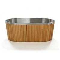 Baignoire de récupération sportive extérieure autoportante pour 1 personne, en acier inoxydable 304, écologique et moderne, de la marque D&C Source Factory, pour bain froid, OEM ODM