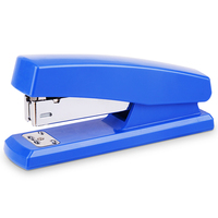 Agrafeuse de bureau standard 0425, manuelle, en plastique, portable, capacité de 20 feuilles, compatible avec les agrafes 24/6, pour l'école, la maison, le bureau
