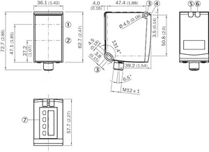 DL50-P2228 חולה חם 1058986 חיישני מרחק לייזר dx50 - Product Image 2