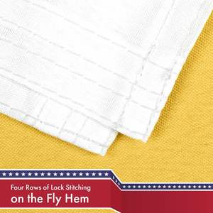 Islas Vírgenes Bandera de EE. UU. 3x5 pies Colores vibrantes Poliéster Interior/Exterior Resistente a los rayos UV Lite Wave Entrega rápida Bandera de país personalizada - Product Image 5