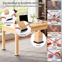 Protections de pieds de chaise pour tapis, couvre-pieds ronds pour chaises, glissières pour meubles, couvre-pieds anti-dérapants, déplacement sans dommages sur les tapis