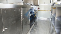 Prix d'usine 350CM Entièrement équipé Personnalisable Camion-remorque mobile de cuisine extérieure de haute qualité