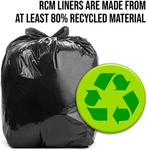 ถุงขยะขนาดเล็ก 100 ใบ ถุงขยะดำแบบใช้แล้วทิ้ง ย่อยสลายได้ ไม่มีกลิ่น สำหรับครัว สำนักงาน - Product Image 5