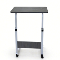 Bureau d'ordinateur portable pliable en métal réglable en hauteur, convertible, mobilier de bureau portable
