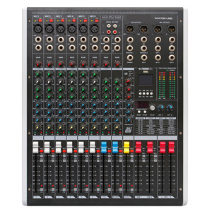 Consola de DJ profesional WM102 USB de 10, 12 y 16 canales, mezclador de audio con MP3 y USB para presentaciones en escenario. - Product Image 1