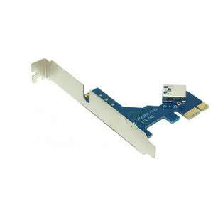 Externer und interner 1 bis 3 PCI Express 1X-Steckplätze Riser-Karten-Erweiterungs adapter PCI-e Port-Multi plikator