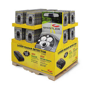 Présentoir d'étagère de nourriture de demi palette de carton de la publicité de centre commercial présentoir de palette de boîte en carton - Product Image 1