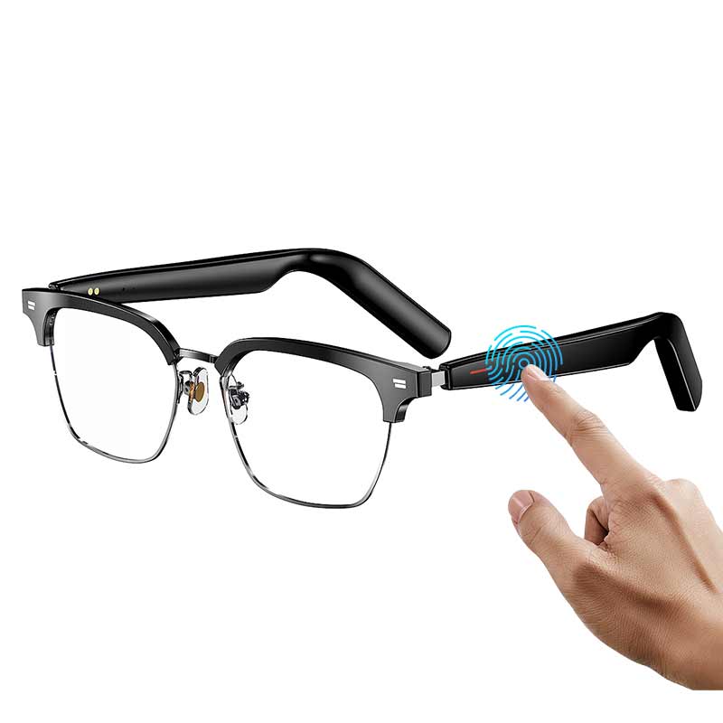 Schlussverkauf intelligente AR Smart Glass Brillen BT TWS kabellose 3D-Sonnenbrillen tragbare Geräte Bass Stereo Mikrofon Telefon