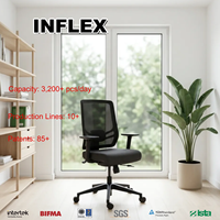 Chaise de bureau ergonomique en maille, accoudoirs 3D, dossier et coussin de siège réglables, siège en mousse, fabricant BIFMA GTChair