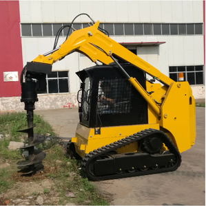 Mesin pemuat Skid Diesel Cina Cummins Used roda pemuat Mini jalur produksi digunakan pemuat selip Mini - Product Image 4