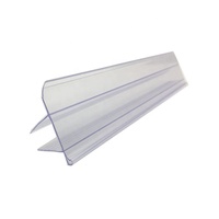 Étagère transparente en plastique pour supermarché Étagère en PVC Prix Talker Data Strips Étagère en bois Prix Porte-étiquette