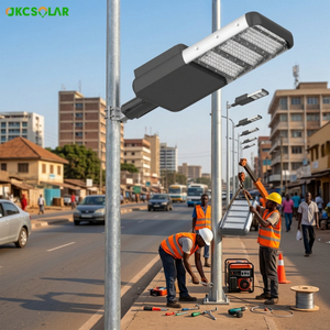 Hotselling 40W wandmontage mono <span class=keywords><strong>solar</strong></span> straatlamp LiFePO4 batterij IP66 3 jaar garantie Bridgelux LED aluminium constructie MPPT - Product Image 1