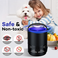 Lampe anti-moustiques 50m² 365nm, 7 longueurs d'onde UV intelligentes, alimentation USB, piège à planches collantes, anti-insectes électrique sans produits chimiques
