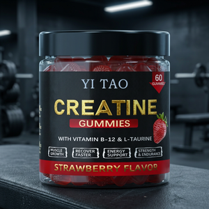 Gomitas de Creatina Monohidrato Sin Azúcar OEM, Suplemento Pre-Entrenamiento para el Crecimiento Muscular, Fuerza y Energía, para Adultos - Product Image 1