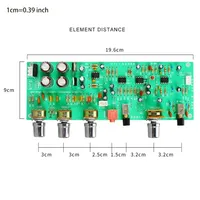 Amplificateur linéaire et carte de comparaison série Dual AC, préamplificateur DX338A avec contrôle de tonalité, double alimentation 12V