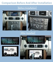 Écran LCD AC de 10,4 pouces pour Land Rover Vogue V8 L322 2002-2012 avec système Android et commande de climatisation