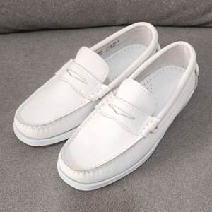 <span class=keywords><strong>Mocassins</strong></span> Homme Printemps Confortables en Cuir Blanc à Plateforme, Style Décontracté, Semelle Souple, Faciles à Enfiler, Idéaux pour la Marche - Product Image 1