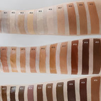 Fond de teint liquide waterproof, couvrance totale, compatible vegan, fini mat, fond de teint liquide de marque propre