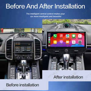 Nuovo Aggiornamento Schermo Multimediale Android da 12,3 Pollici con CarPlay e GPS per Porsche Cayenne 958 2010-2016 - Product Image 3