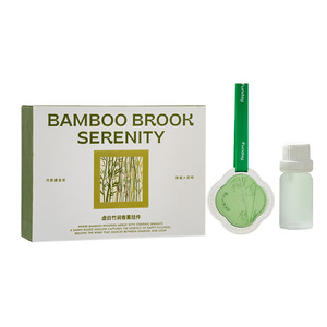 Funday Bamboo Brook Serenity Fragrance Plaster Hanging Piece Solid Aroma Gift Box Car Freshener - Product Image 3