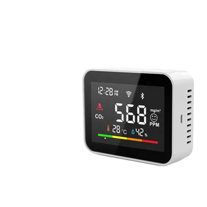 Tuya Wifi CO2 Meter Carbon Dioxide Detector nhiệt độ độ ẩm cảm biến USB thông minh chất lượng không khí màn hình với <span class=keywords><strong>LCD</strong></span> hiển thị - Product Image 2