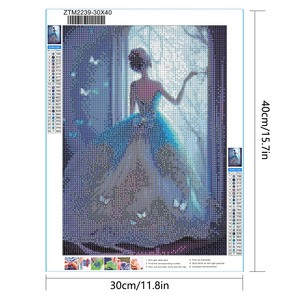 <span class=keywords><strong>La</strong></span> <span class=keywords><strong>Femme</strong></span> <span class=keywords><strong>en</strong></span> Robe Bleue dansant 30X40CM/11.8X15.7in <span class=keywords><strong>Peinture</strong></span> Diamant DIY Diamant Rond 5D <span class=keywords><strong>Peinture</strong></span> Diamant Artisanale - Product Image 1