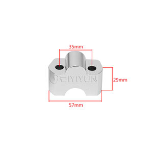 Elevador de manillar modificado, adaptadores de alta calidad de aleación de aluminio para <span class=keywords><strong>BMW</strong></span> <span class=keywords><strong>G310GS</strong></span> <span class=keywords><strong>2017</strong></span> 2018 2019, 30mm de altura - Product Image 6