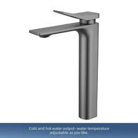 Robinet de salle de bain moderne en laiton à trou unique, chromé, à poignée unique, mélangeur d'eau chaude/froide blanc, prix d'usine