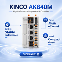 Controlador de Movimiento Kinco AK8X0 de Cuatro Núcleos Arm Cortex-A53, Bus EtherCAT de 32 Ejes, Sistema PLC de Alta Velocidad AK840M-0808DTN/DTP