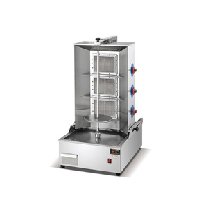 Grill à gaz commercial pour kebab, 6 brûleurs au propane, rôtissoire verticale automatique pour viande, machine à shawarma - Product Image 1