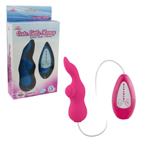 Mignon petit miel gourde Teaser 4 vitesses Silicone ABS vibrateur étanche clitoridien G-Spot stimulateur en Rose Orange et Bleu