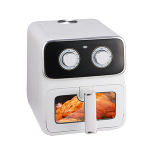 Air Fryer 5L 6L Ceramic Coating Square Design With Visible Window And Pull Out Power Off Function For Home Use - Product Image 5