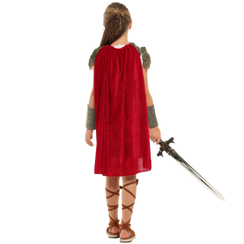 Atosa-60060 Déguisement Romain, Garçon, 60060, Rouge, 3-4 Ans