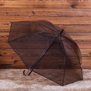Parapluie semi-automatique transparent à 8 baleines de 21 pouces, vente en gros, impression de logo personnalisée, couleur personnalisée, cadeaux d'affaires - Product Image 6