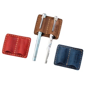 Retrò all'ingrosso in pelle doppia penna Clip portatile Notebook Anti-perdita di stoccaggio con <span class=keywords><strong>2</strong></span> <span class=keywords><strong>pezzi</strong></span> spina nuovo strumento di organizzazione di Home Office - Product Image 3
