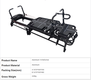 Machine de Pilates Megaformer multifonction en aluminium pour femmes, utilisation en studio de Pilates, mise en forme du <span class=keywords><strong>corps</strong></span> <span class=keywords><strong>et</strong></span> sculpture holistique - Product Image 3