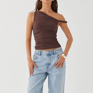 Runwaylove R455 Blanc <span class=keywords><strong>Bree</strong></span> Ruched Twist Top - Product Image 6