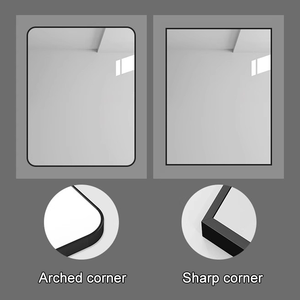 Specchio da Trucco Arcuato Retro Moderno, da Terra e Parete – Specchio per Cosmetici - Product Image 4