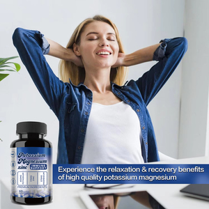 Potassium Magnesium Supplement 1000mg Magnesium Potassium Zinc <strong>for</strong> Leg Cramps High Absorption Magnesium Complex 120 Capsules - Product Image 5